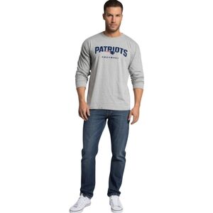 New England Patriots Our Team Gray LS NFL Team Apparel Football Tee Size Small